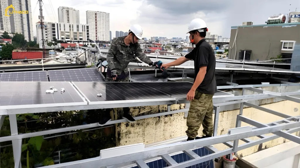Hệ thống điện mặt trời 12.285kWp 10kW